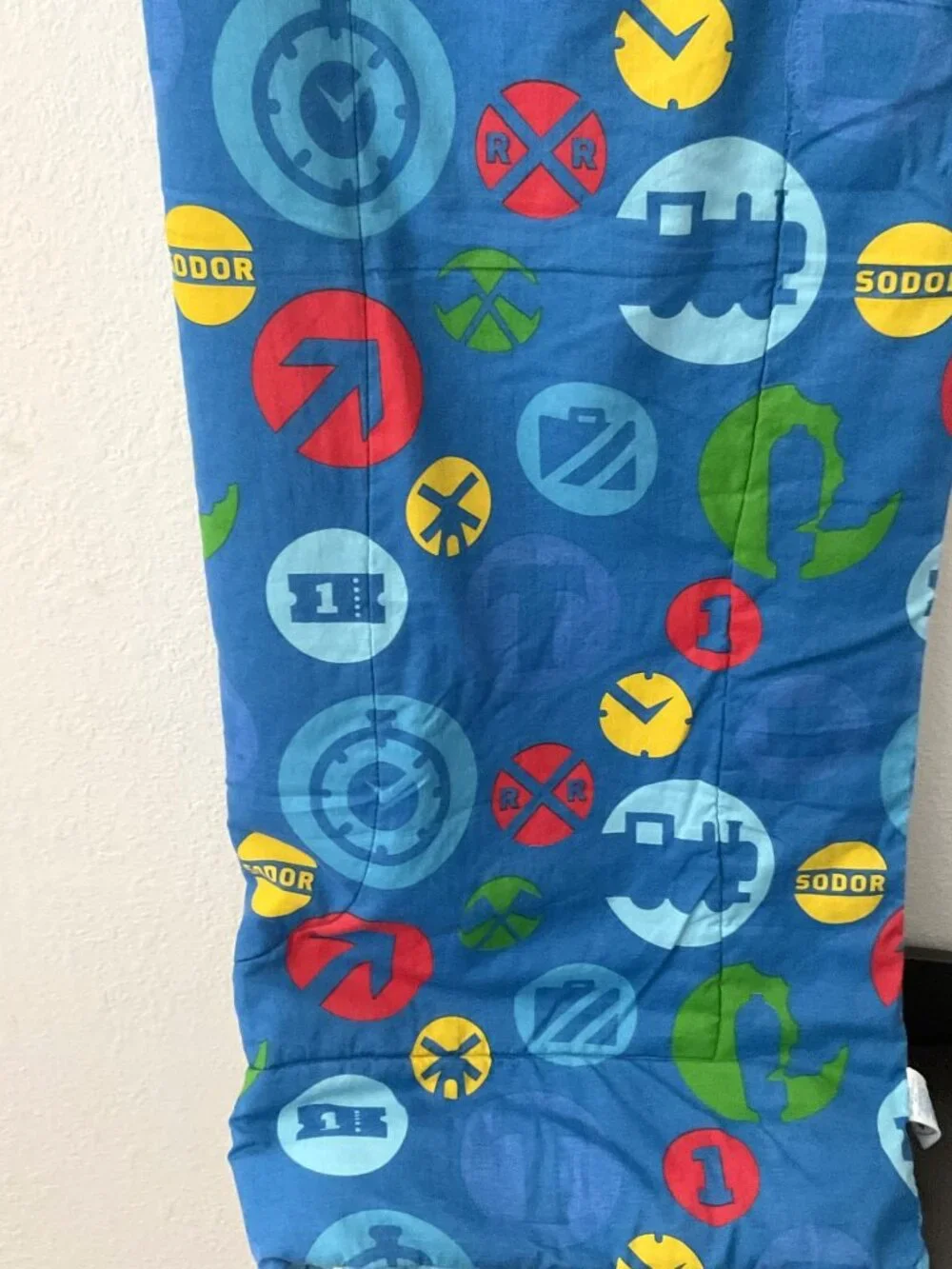 VINTAGE THOMAS & FRIENDS TODDLER COMFORTER BLANKET BY JAY FRANCO & SONS Y2K TRAI